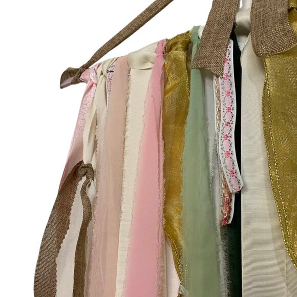 Handmade Hand Crafted Boho Shabby Chic Wall Hanging - Picture 4 of 7